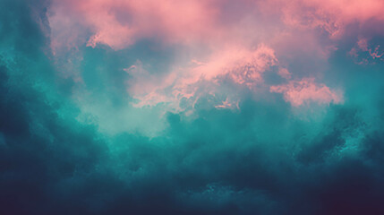 Obraz premium Dark and cloudy sky texture with vivid colors and atmospheric clouds for artistic design