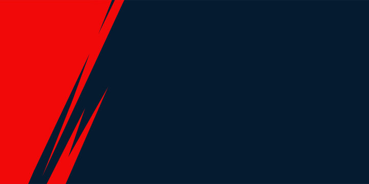 Abstract blue banner design vector, dynamic sporty horizontal background template for media promotion or web banner