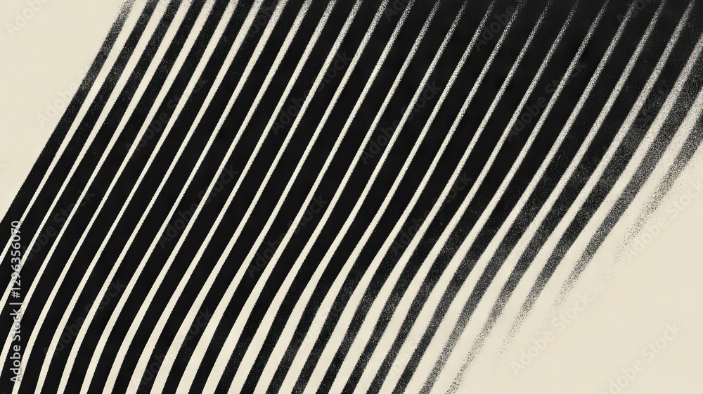 Poster Abstract pattern of dashed lines with varied spacing for creative design backgrounds