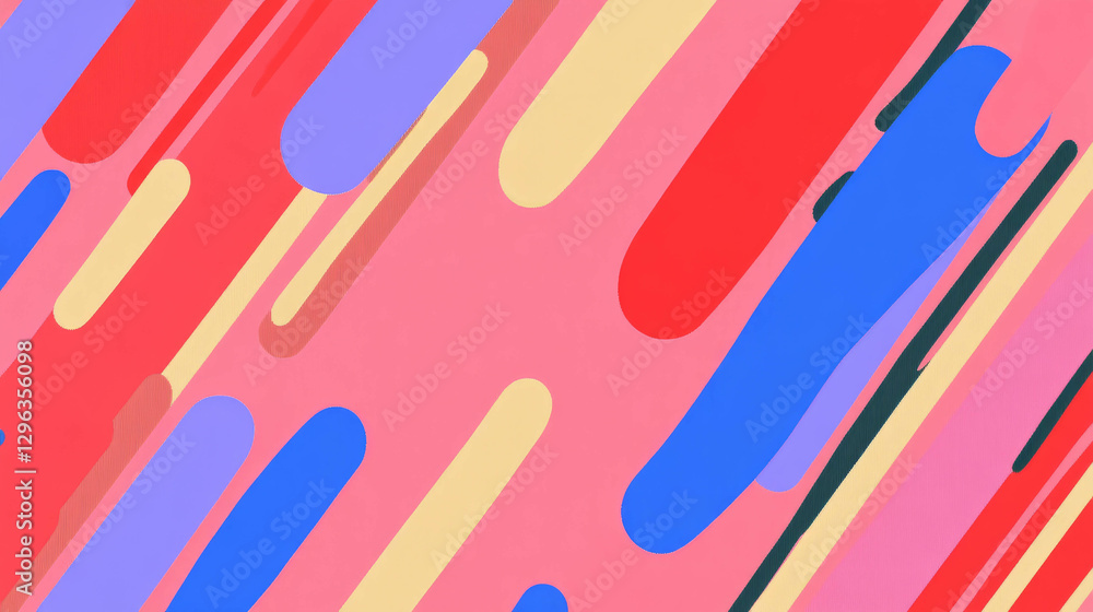 Poster Vibrant abstract background with dynamic dashed lines design for creative projects