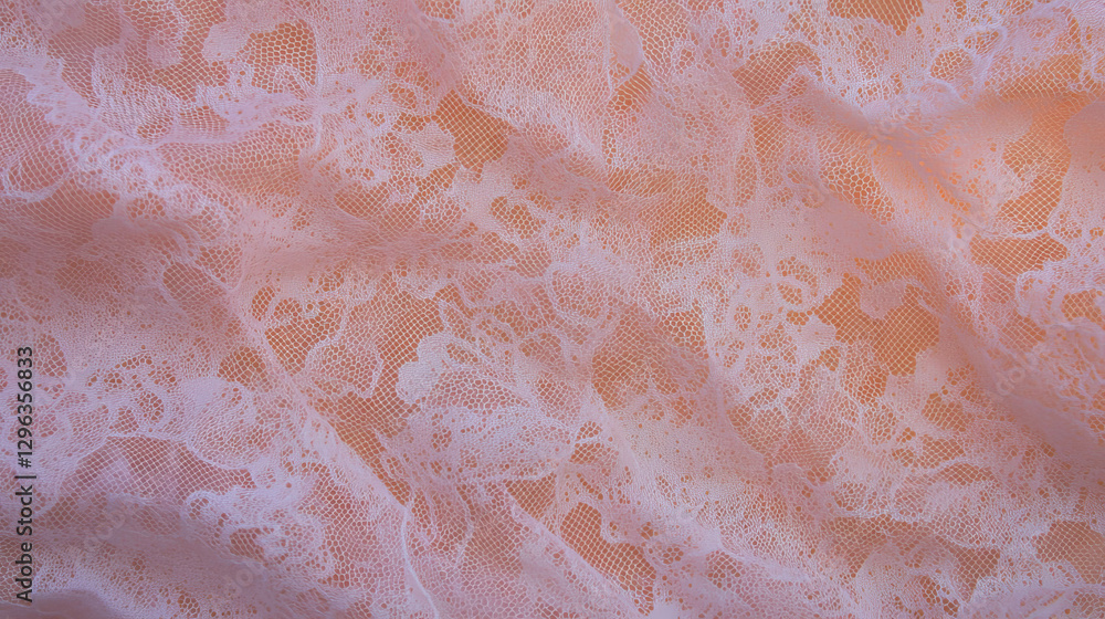 Poster Elegant lace texture with intricate patterns for fashion and design projects
