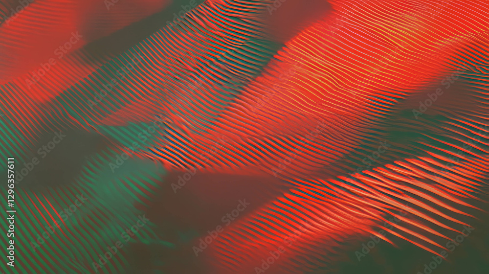 Poster Vibrant abstract background with diagonal lines and patterns for design