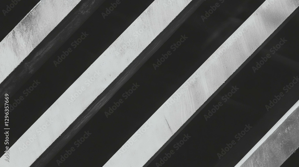 Poster Abstract background of diagonal intersecting lines in monochrome design