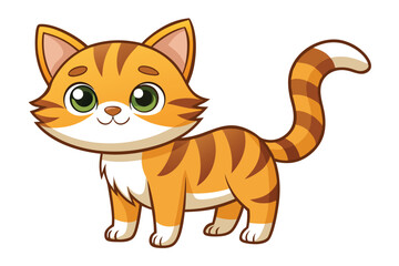 Obraz premium kawaii cute cat cartoon characters vector