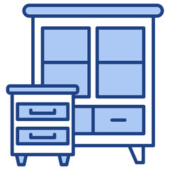 Furniture Blue Icon