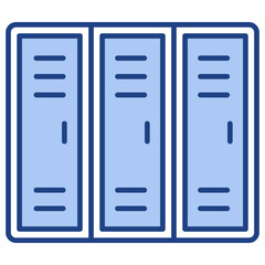 Locker Blue Icon