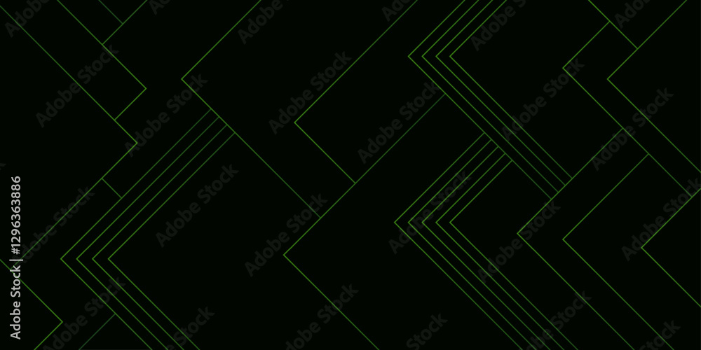 Leinwandbilder Abstract background with Dynamic geometry shapes. Scribble backgrounds Luxury dark background. Presentation design with realistic line geometric shape. Minimal lines futuristic tech background
