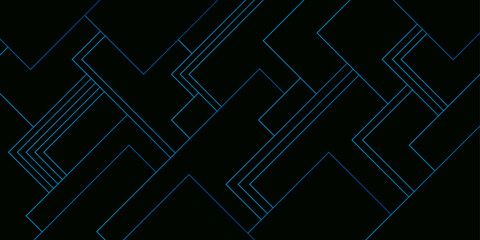 Abstract background with Dynamic geometry shapes. Scribble backgrounds Luxury dark background. Presentation design with realistic line geometric shape. Minimal lines futuristic tech background