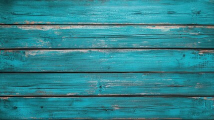 Obraz premium Textured turquoise wooden background