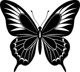 butterfly silhouette vector