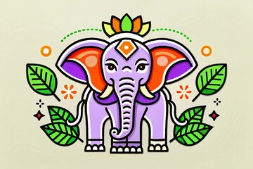 elephant Icon animal logo collection Illustration design template