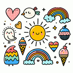 High-quality vector illustration of Doodle art, perfect for creative design, branding, and digital artwork.