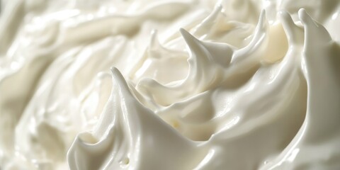 White cream icing