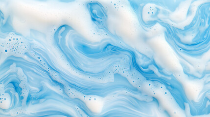 A high-resolution ocean wave texture background with vibrant blue tones and white foam details, ideal for nature-themed designs.