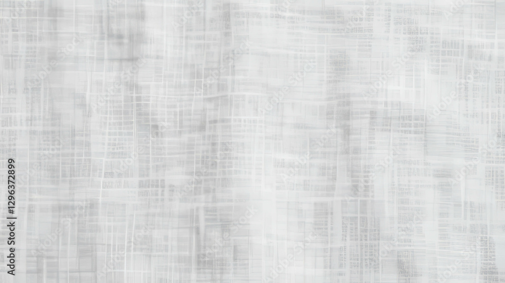 Poster Light grey fabric with subtle linen texture background for design and decoration