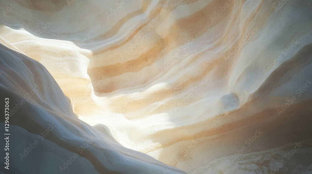 Poster Natural light limestone texture for architecture and design projects