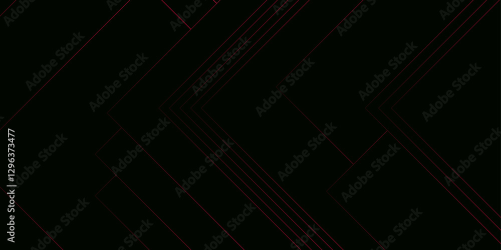 Leinwandbilder Abstract background with Dynamic geometry shapes. Scribble backgrounds Luxury dark background. Presentation design with realistic line geometric shape. Minimal lines futuristic tech background