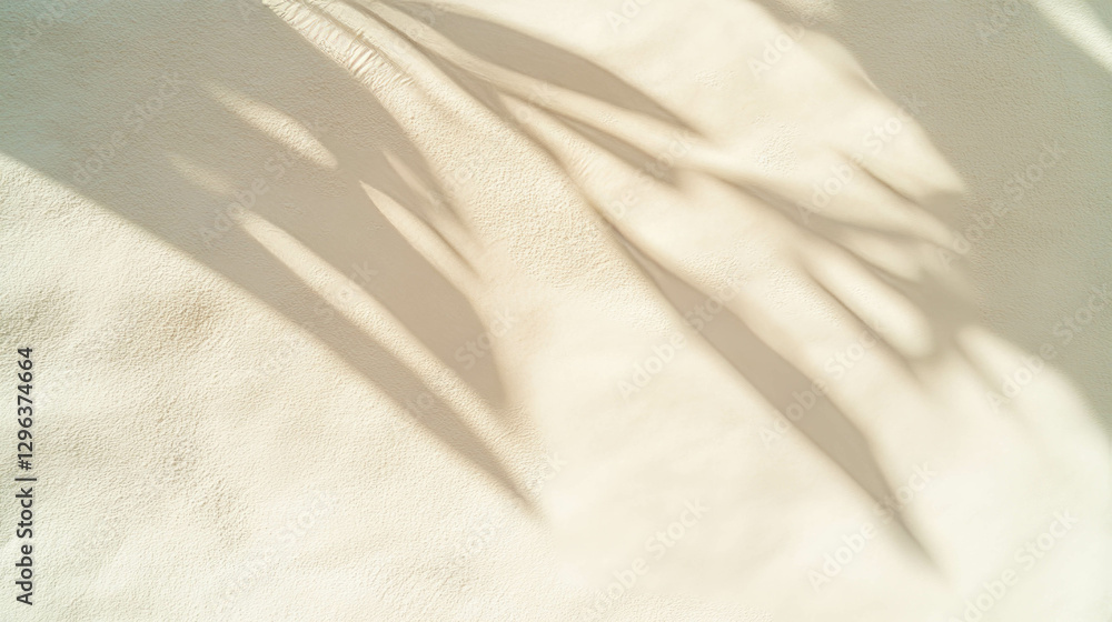 Poster Lightly textured concrete background with subtle shadows for design