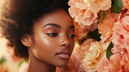 A radiant female face and body, adorned with flawless skin that exudes natural health and vitality, embodying the allure of confidence and self-care, with the promise of smooth, hair-free beauty, a