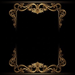 vintage gold frame