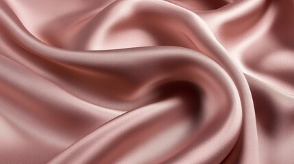 A luxurious, realistic design template featuring delicate pink silk fabric, ideal for beauty and fashion products, showcasing a sense of elegance and sophistication.