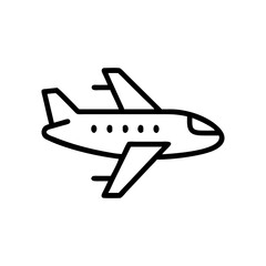 Plane icon set. Airplane icon vector. Flight transport symbol. Travel illustration. Holiday symbol