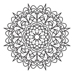 Elegant Mandala Pattern | Symmetrical Spiritual Art for Meditation & Decor