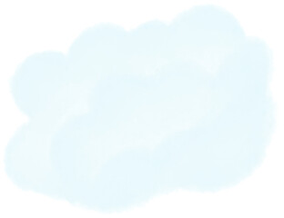 Fluffy soft blue clouds