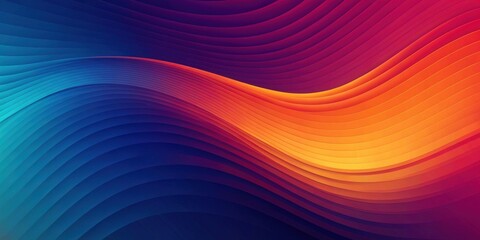 Abstract Colorful Wave Pattern Background Design with Vibrant Hues and Smooth Curves