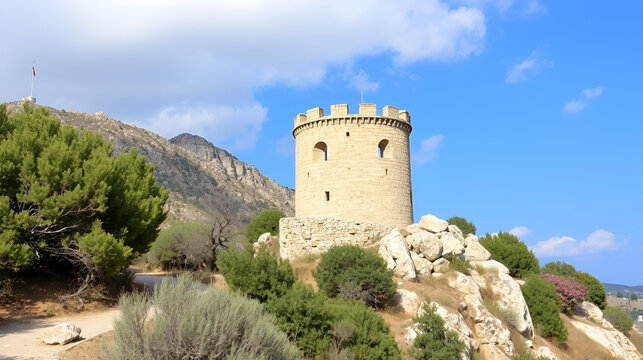 Tzannetakis Tower in Githio, Peloponnese, Greece