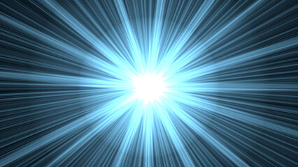 Fototapeta premium Abstract Black and White Radial Pattern Design