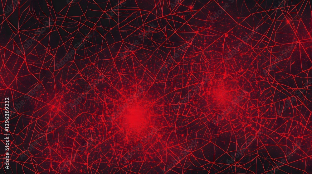 Aufkleber a red web pattern featuring bright areas over a dark backdrop