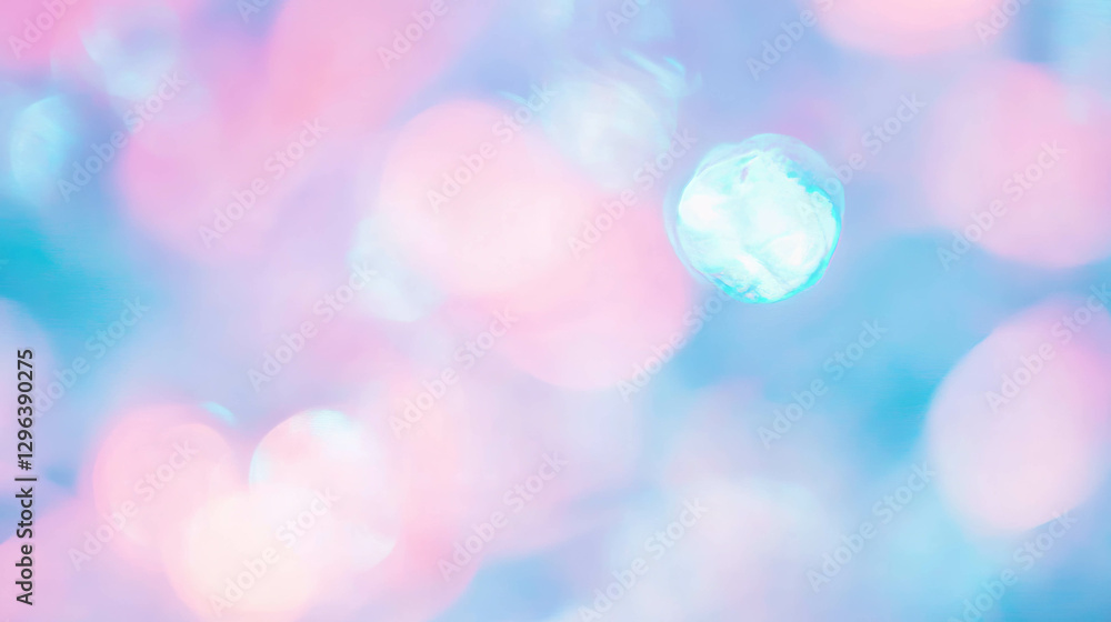 Poster dreamy pastel cloud background with soft blurred edges for design use