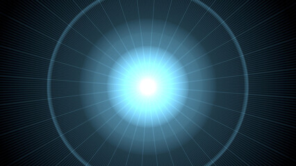 Radiant Yellow Burst on a Dark Background