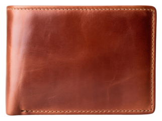 PNG Brown leather wallet brown bag