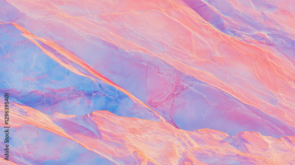 Aufkleber abstract quartzite cross bedding texture in pastel colors for background and design