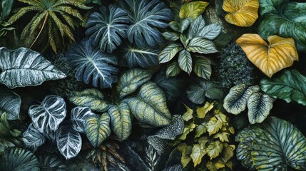 Obraz premium Serene Garden Textures with Vibrant Colors and Light
