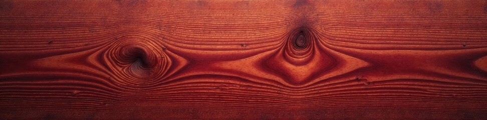 Fototapeta premium Deep cherry wood texture with visible growth rings, rustic style , detail, antique