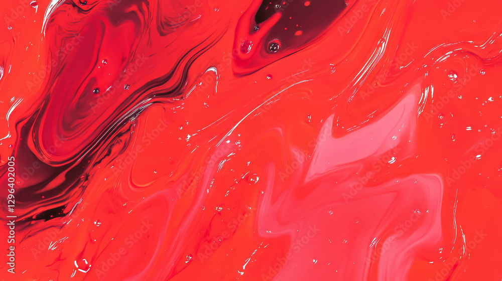 Poster abstract red ink blots background for creative design projects