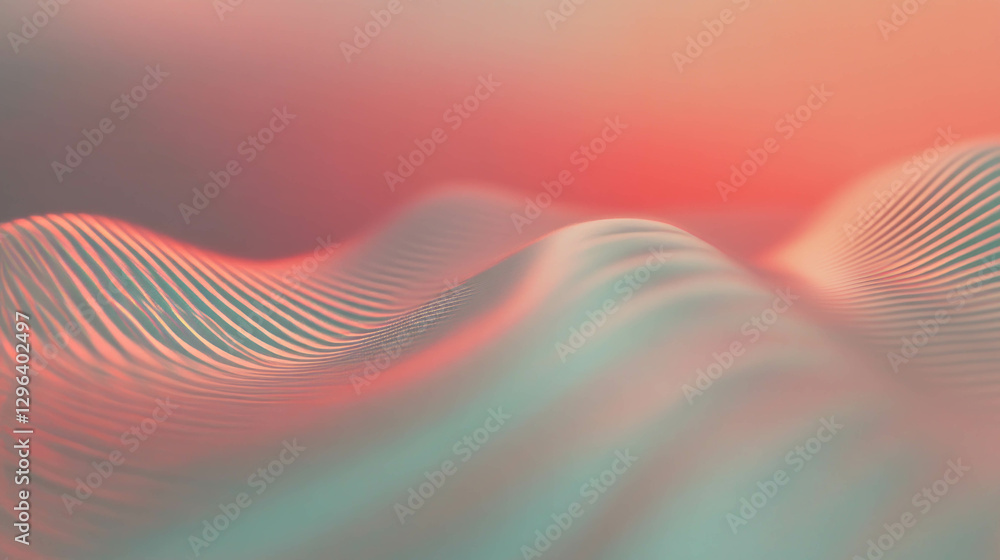 Poster Abstract blurred background with repeating pattern and soft colors for artistic design