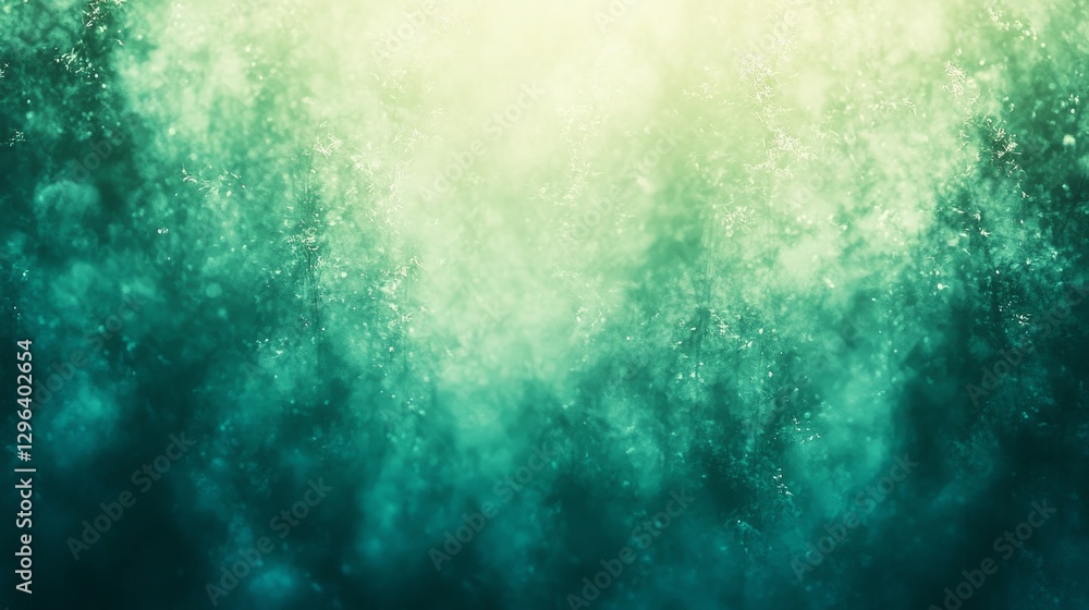 Poster abstract image features varying colors and textured blurred light