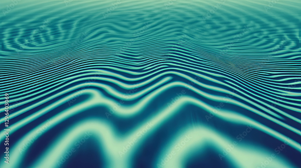 Aufkleber abstract wave patterns with blurred focus for modern design