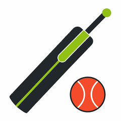 baseball bat and ball