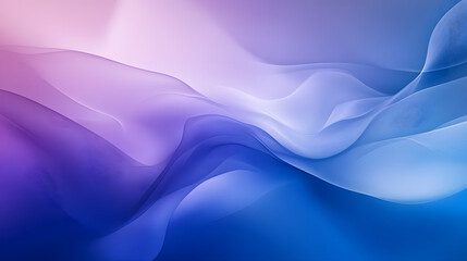 A modern, elegant background with soft blue and purple gradients, featuring an abstract wave design
