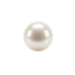 "White Pearl on White Background"