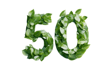 Leaves Form Number Fifty, Nature's Design, Transparent Background