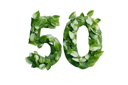 Leaves Form Number Fifty, Nature's Design, Transparent Background