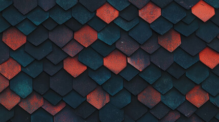 Aesthetic shingle roof texture with overlapping patterns for design and architecture inspiration