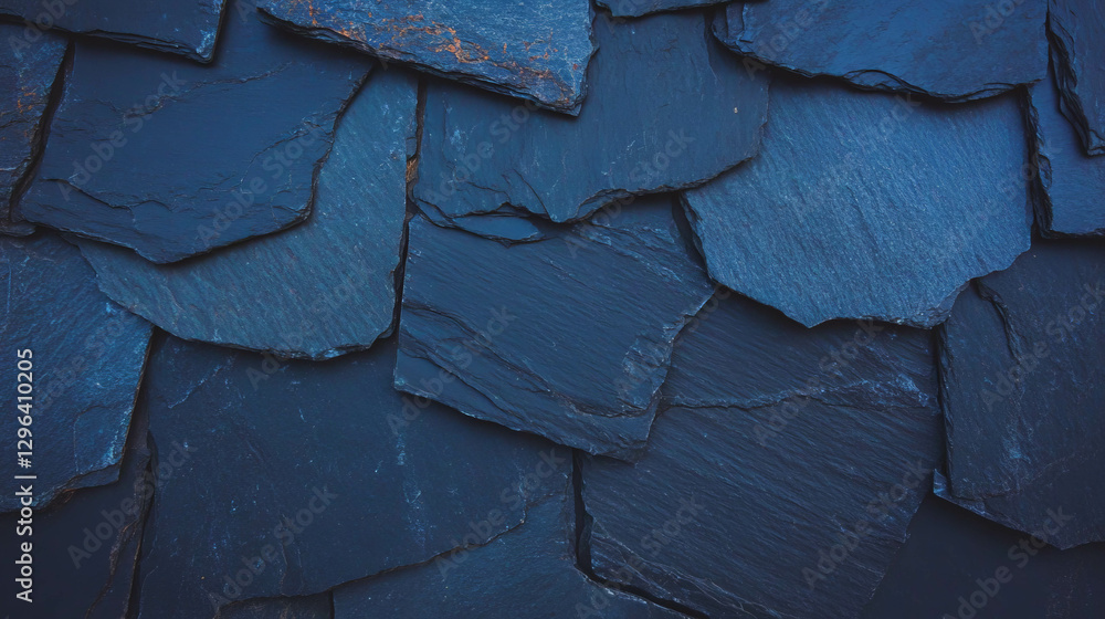 Poster slate roof tiles texture in varied sizes for architectural design