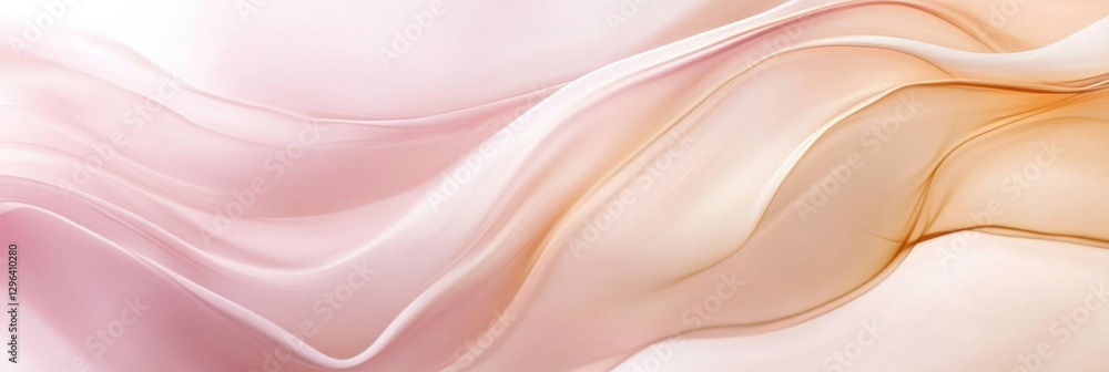 Leinwandbilder swirling pastel colors create a soft, elegant background with flowing patterns and gentle movement i